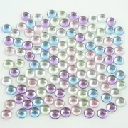 120 -7mm Round Flatback Pastel Cabochon Gems Jewelry, Embellishing & More!