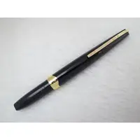 在飛比找蝦皮購物優惠-B129 白金 日本製 黑桿短鋼筆 18k 中字尖(5號尖)