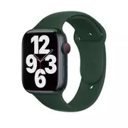 Silicone Sports Band For Apple Watch Series 4-7/SE 38mm 44mm Olive