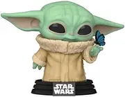 Funko Star Wars: Mandalorian Grogu with Butterfly Pop Vinyl Figure 9 cm