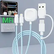 Quanlex Multi Charging Cable 3 in 2 209 Multiple USB Cable Universal Phone Charging Cord