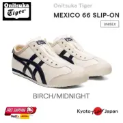 Onitsuka Tiger MEXICO66 SLIP-ON ( BIRCH/MIDNIGHT ) [ Unisex Shoes ] 1183A360.205
