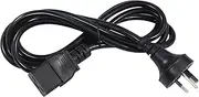 C19 Power Cable Australia 3 Prong 1.8m Heavy Duty 1.0mm2/3C Cord for UPS PDU Industry Machine