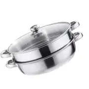 Steamer Basket Steaming Pot Steam Cooking Pot Double Steamer Pot