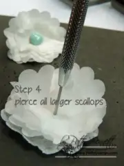 Stampin Up White Creped Filter Paper make paper flowers to put of cards 12 piece