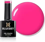 BLUESKY Gel Nail Polish Neon 12 [Shocking Pink] Bright Pink Soak Off LED UV Light - Chip Resistant & 21-Day Wear 10ml