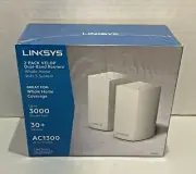 Linksys AC1300 2-Pack VELOP Dual-Band Routers Whole Home WiFi 5 System (WHW0102)
