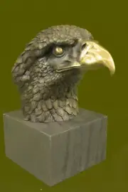 Bald Eagle large bronze sculpture,finest European casting Hot Cast Statue 17 LBS