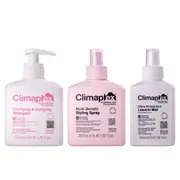 Climaplex Climaplex Clarifying and Purifying Shampoo, Multi Benefit Styling Spray and Climaplex Ultra Protection Leave-In Mist Kit For Unisex 3 Pc Kit 8.45 oz Shampoo, 8.45oz Spray, 5.07oz Mist