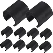 Abaodam 10pcs Soccer Corner Flag Pole Clips Durable Marker Buckles for Training Gear Quick Install Football Net Clamps for Practice for Games Field Marking