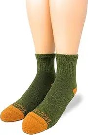 [WARRIOR ALPACA SOCKS] Comfort Cushioned Retro Solid Quarter Crew for Adults - Unisex