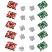 5pcs A4988 StepStick Pololu Stepper Driver Module + Heatsink for RepRap 3D Ramps