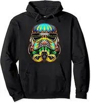 [STAR WARS] Stormtrooper Ornate Sugar Skull Graphic Hoodie