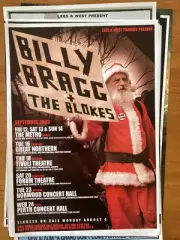 BILLY BRAGG and the Blokes, Australian Tour Poster, 2002