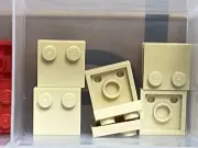 LEGO Parts - Tan Tile 2 x 2 w Studs on Side - No 33909 - QTY 10
