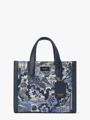 Manhattan Walk In The Park Toile Jacquard Small Tote