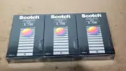 3 Sealed - Scotch Video Cassette EG L 750 Beta Max Blank Tapes