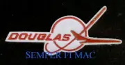 DOUGLAS AIRCRAFT COMPANY 1960,S HAT PATCH LONG BEACH CA PIN UP PILOT CREW GIFT