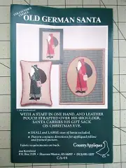 "Old German Santa" by Country Appliques Quilt Pattern