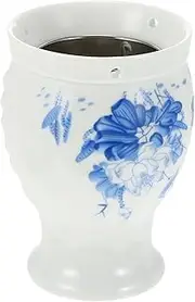YOSADIER 1Pc Double Porcelain Moxibustion Pot Burning Tool for Safe and Therapy Easy to Clean Scraping Cup for Body Relaxation and