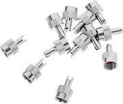 TOKIDNY 12Pcs Tire Valve Caps Plated Dust Caps for Car Motorbike Easy Installation Prevent Air Leakage Protect Valve Stems from Dirt Corrosion