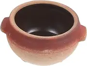 HOLIDYOYO Casserole Rice Noodles Cooking Pot High Temperature Kitchenware No Lid Design for Pot Soup Bibimbap for Home Restaurant Canteen