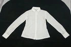 Lacoste White Light Button-up Casual Shirt Sz. 34/2 CF2043 BNWT 100% Authentic