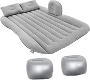 EZONEDEAL car Mattress SUV for Back Seat & Half Trunk, Thickened Inflatable Mattress Camping Mattress car Bed Camping Bed with with 2 Air Mattress Pillow and Pump, Double-Side Design for SUV, Car
