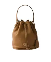 Prada Re-Edition 1978 Drawstring Bucket Bag One size caramel color