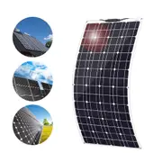 350W Flexible Solar Panel 12V 350 Watt Mono Caravan Camping Power Charge Battery
