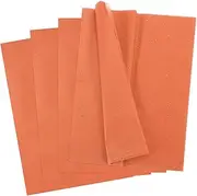 uxcell 60 Sheets Wrapping Tissue Paper, Glitter Tissue Paper for Gift Bags 14 x 20 Inch Sparkle Tissue Paper for Gift Wrapping, DIY Crafts, Packing, Orange