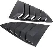 Compatible For Honda CR-V CRV 2017 2018 2019 2020 2021 2022 Car Rear Window Louver Shutter Cover Side Vent Blinds Trim Sticker Accessories(Carbon Look)