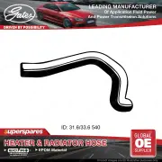 Gates Upper Radiator Curved Hose for Ford Ranger PX 2.5L 122KW 11/11