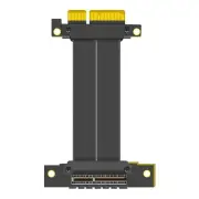 GLOTREND 60mm PCIe 3.0 X4 Riser Cable for M.2 WiFi Firewire USB Sound Card E78SW