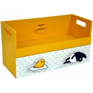 蛋黃哥+馬來貘兩抽盒 置物盒 多功能收納盒