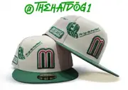 New Era Mexico Béisbol White chrome/Green Anniver 59fifty Fitted Cap Size 7 1/2