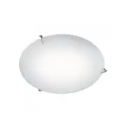 Claw LED Ceiling Light 16w or 24w Dimmable Glass in Satin Chrome Superlux Lighting - CL420-16, CL420-24