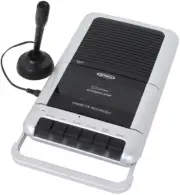 Jensen MCR-100 cassette recorder/player [New ] Built-In Speakers, Black