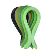 CrafTreat Green Quilling Paper Strips for Craft Work - 500 Quilling Strips 5m...