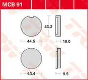 TRW Lucas Brake lining MCB91