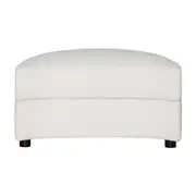 [James Lane] Lax Boucle Ivory Storage Ottoman