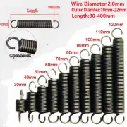 With Hook Extension Tension Spring Wire Dia 2.0mm Various Sizes Springs Steel