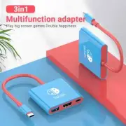 Switch Docking Station TYPE-C Hub with HDMI and USB 3.0 for Travel and Gaming US