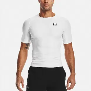 【UNDER ARMOUR】短袖 HG Iso-Chill Tee 男款 白 黑 吸汗 快乾 透氣 緊身衣 運動 UA(1365229100)