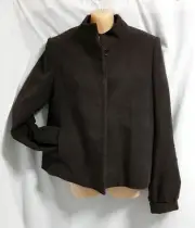 NWT SABA Brown Mid Waist Pea Coat Jacket Size 10