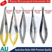 Dental Castroviejo Needle Holder TC Noyes Suture Spring Scissors Micro surgicals