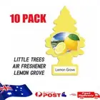 Little Trees Air Freshener Lemon Grove x 10- Car Truck Taxi Uber Home Office