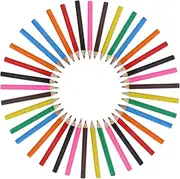 NUOBESTY Pencils Alternative 48pcs Mini Pencils Set Oil for Coloring Books Sketching Art Tools