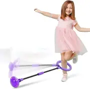 FUZETAO Ankle Skip Ball for Kids - Foldable Colorful Flash Wheel Skip It, Ind...
