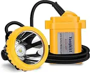 Yongkist Safety Mining Headlight Underground Headlamp Rechargeable Hard Hat Headlamp Explosion Rroof Headlight Cap Lamp for Coal Miner Outdoor Sports